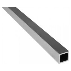 Tube Aluminium brut 20mm x 20mm / épaisseur 1.5mm : barre 3 mètres
