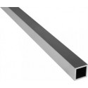 Tube Aluminium brut 20mm x 20mm / épaisseur 1.5mm : barre 3 mètres