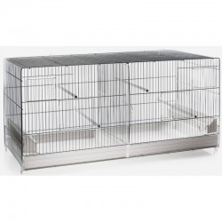 Cage Cova Métal 2 Compartiments 120x40x45cm