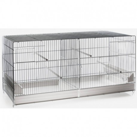 Cage Cova Métal 2 Compartiments 120x40x45cm Cage Cova Métal 2 Compartiments 120x40x45cm