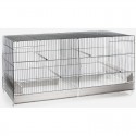 Cage Cova Métal 2 Compartiments 120x40x45cm